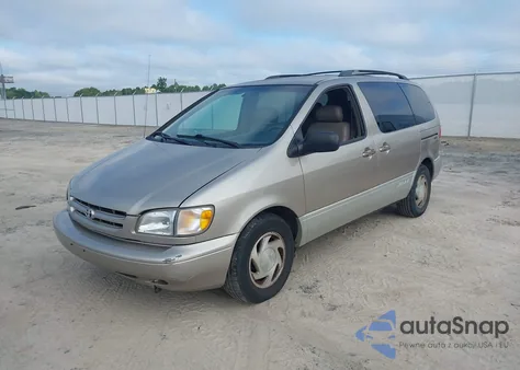 2000 Toyota Sienna Xle z USA, uszkodzony, nr VIN 4T3ZF13CXYU245588